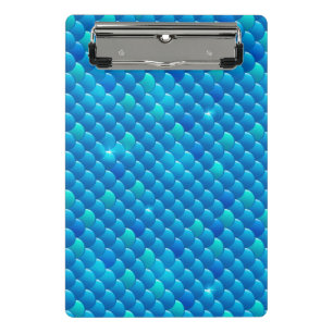 river fish scales mini clipboard