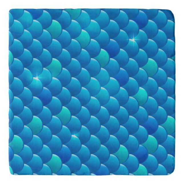 river fish scales trivet (Front)