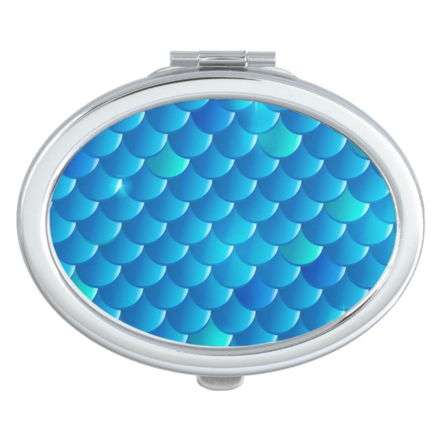 river fish scales vanity mirror (Front)