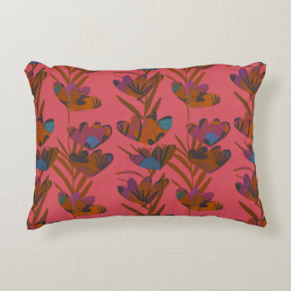 River Flowers Accent Pillow