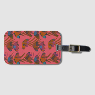 River Flowers Luggage Tag