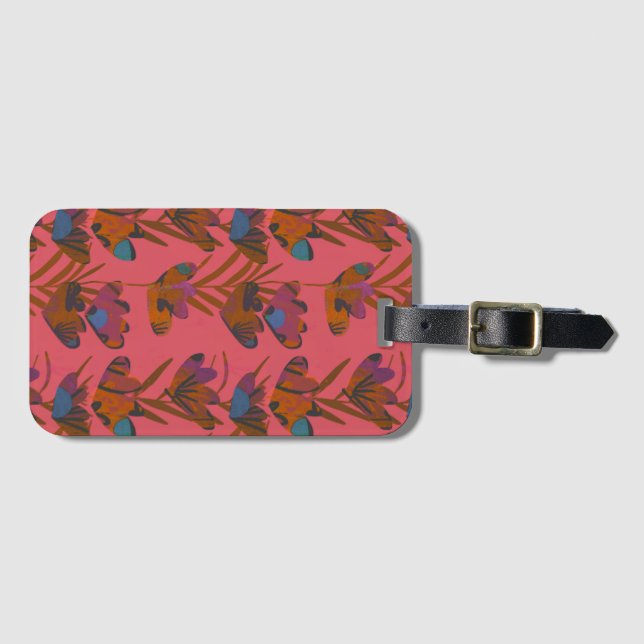 River Flowers Luggage Tag (Front Horizontal)