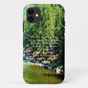 River Forest Christian Scripture Bible Verse iPhone 11 Case