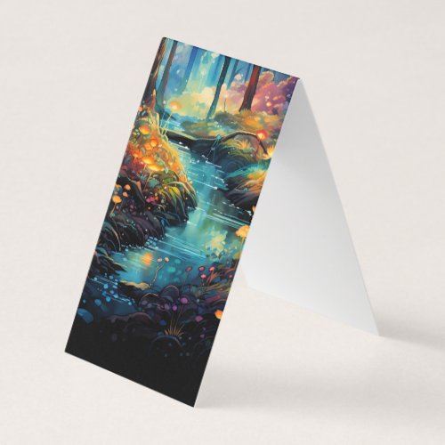 River Forest Folding Bookmarks Bookmarker Business Card