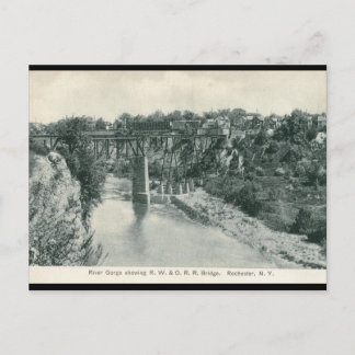 River Gorge Bridge, Rochester NY Vintage Postcard