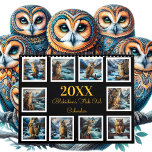 River Guardian: Blakiston's Majesty 20XX  Calendar<br><div class="desc">2025/2026 calendar Witness the awe-inspiring presence of a rare Blakiston's Fish Owl in its natural habitat. The magnificent owl, with its massive form and golden feathers, perches majestically over a rushing river, dominating the scene. A worn wooden background adds a rustic depth, highlighting the owl's intricate plumage. In the distance,...</div>