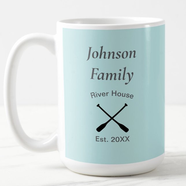 River House custom family name year established Coffee Mug (Creator Uploaded)