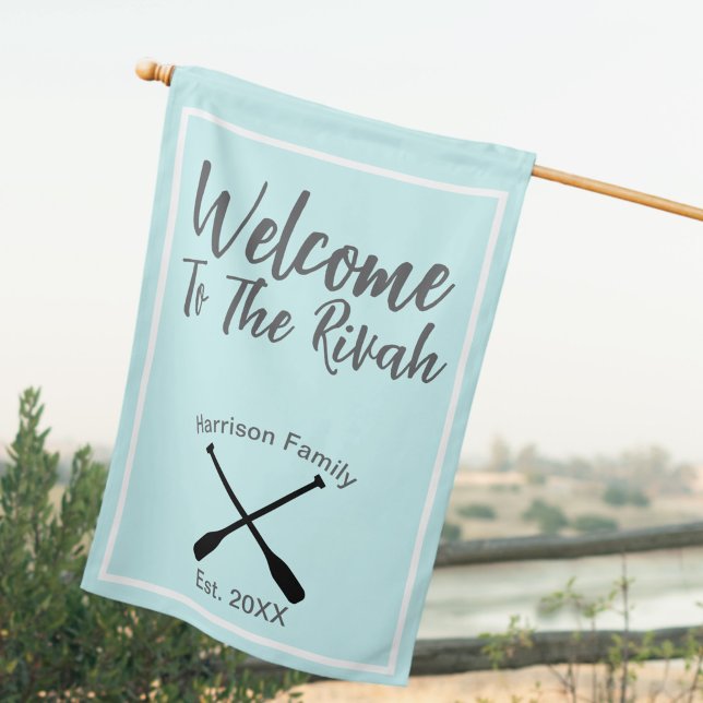 River House Welcome To The Rivah Custom Name Flag (Creator Uploaded)