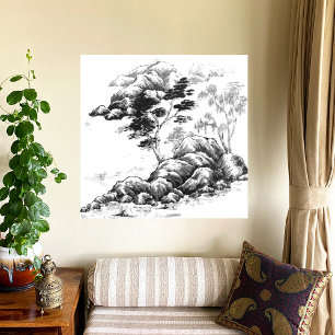 River Impression  Canvas Print