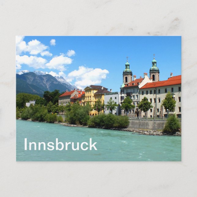 River Inn at Innsbruck Postcard (Front)
