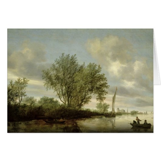 River Landscape, 1645 Cards (Front Horizontal)