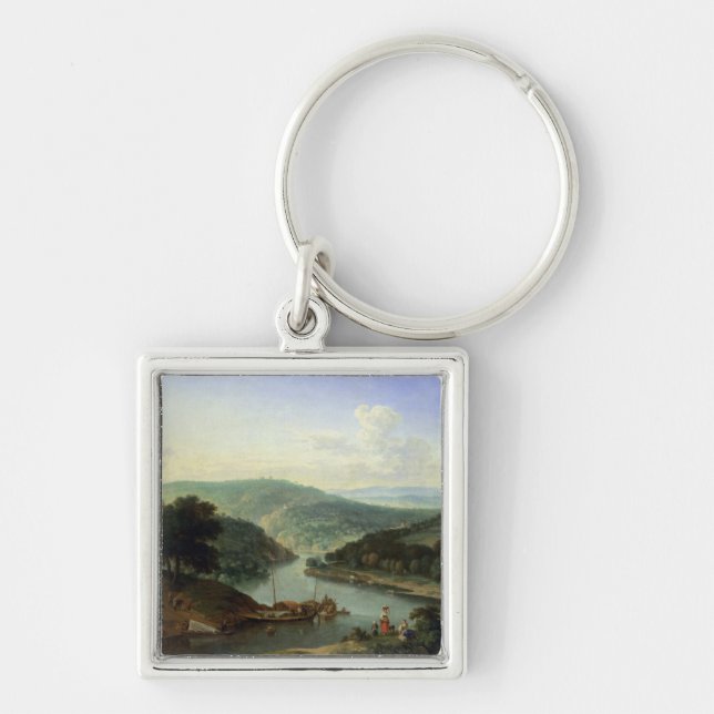 River Landscape, 1697 Keychain (Front)
