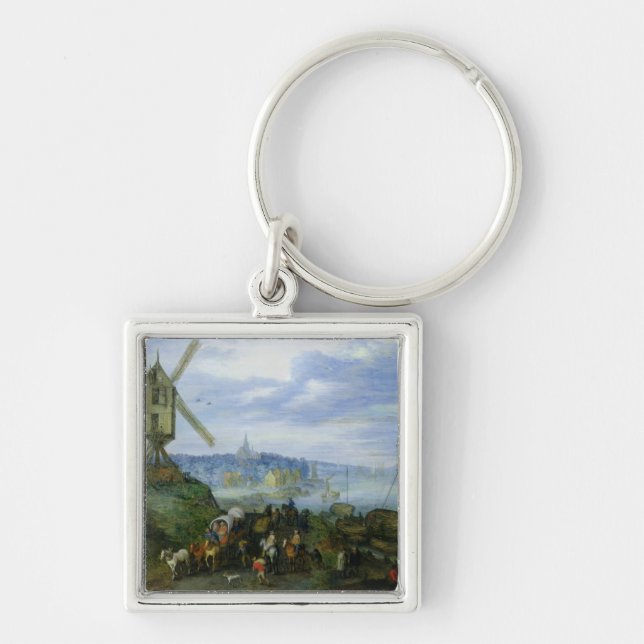 River Landscape Keychain (Front)