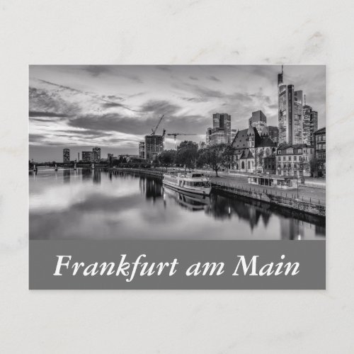 River Main in Frankfurt am Main Postcard