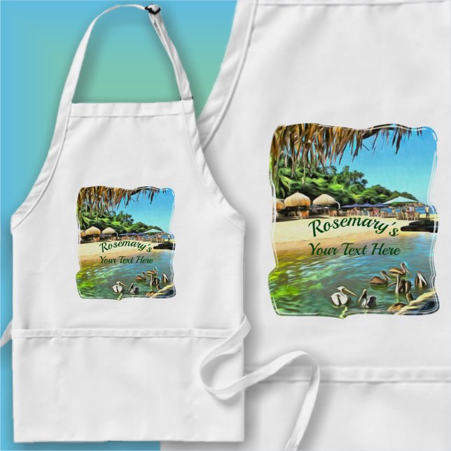 River Meets Ocean 0330 Adult Apron (Creator Uploaded)