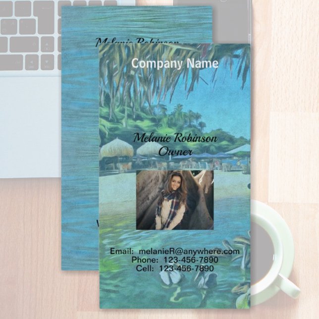 River Meets Ocean 0330 Business Card (Creator Uploaded)