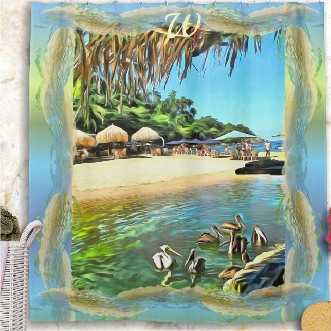 River Meets Ocean 0330 Shower Curtain (Creator Uploaded)