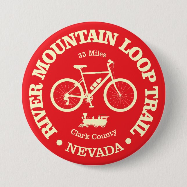 River Mountain Loop Trail (cycling) Button (Front)