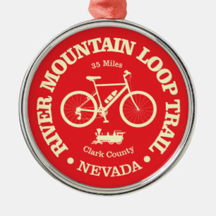 River Mountain Loop Trail (cycling) Metal Ornament