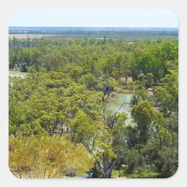 River Murray Australia High Views, Stickers (Front)