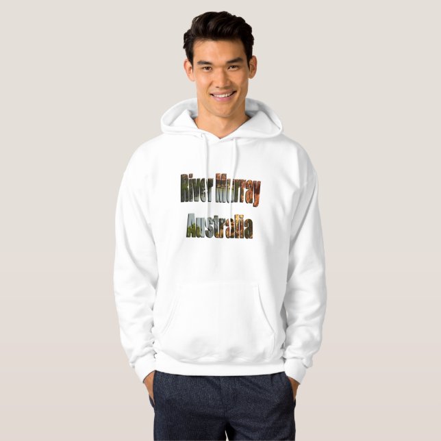 River Murray Australia Picture Logo, Hoodie (Front Full)