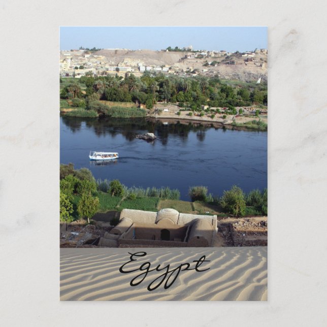 river nile egypt postcard (Front)