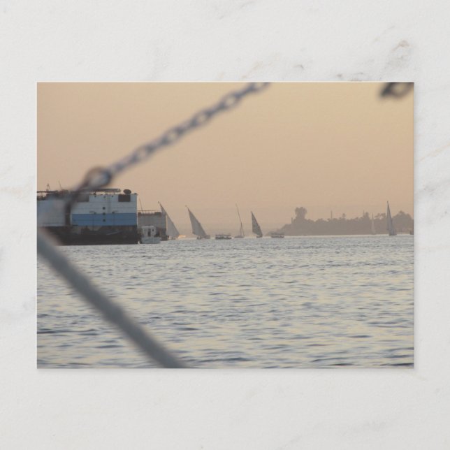 River Nile Sunset - Egypt Postcard (Front)