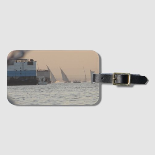 River Nile Sunset Luggage Tag