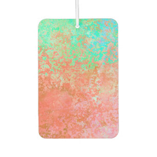 River of Fire Orange Alcohol Ink Abstract Air Freshener