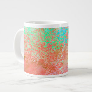 River of Fire Orange Alcohol Ink Abstract Giant Coffee Mug