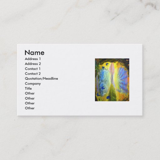 Customizable River Of Life-Business Card