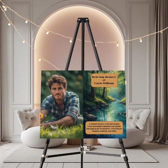 River of Life Flow Journey Celebration Memorial  Foam Board (River of Life Flow Journey Celebration Memorial Foam Board)