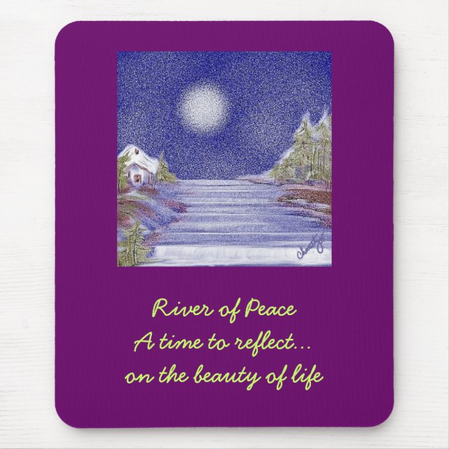 River of Peace Mouse Pad (Front)
