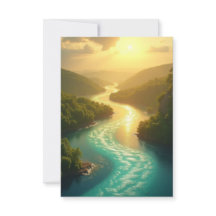 River of Prosperity Meditation Card | Christian Sc