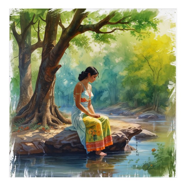 River of Thoughts Wall Art (Front)