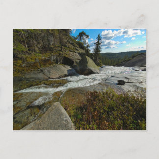 River Off A Cliff Postcard