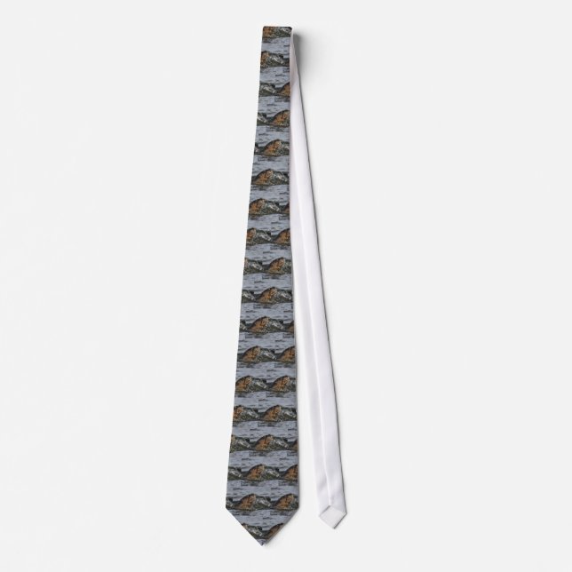 river otter neck tie (Front)