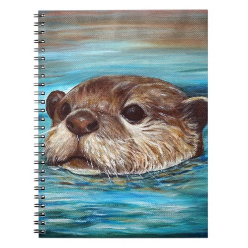 River Otter Painting Notebook
