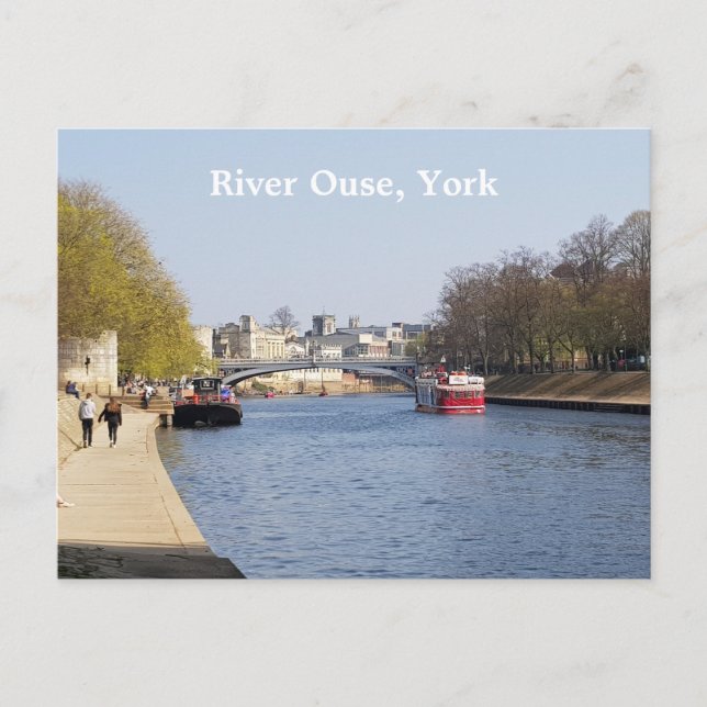 River Ouse, York Postcard (Front)