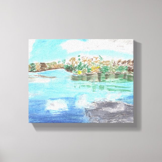 River Park, Port St. Lucie FL. Canvas Print (Front)