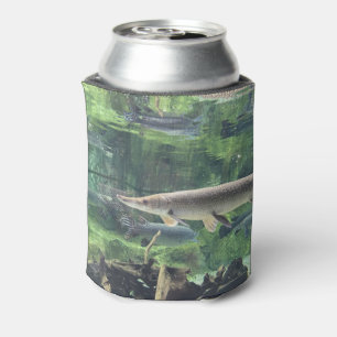 River Pike Fish Clear Water Photo Can Cooler
