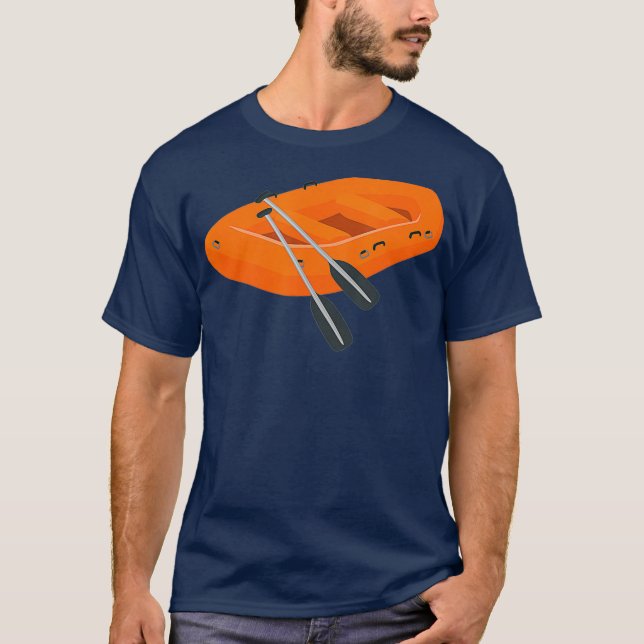 River Rafting and Paddles T-Shirt (Front)