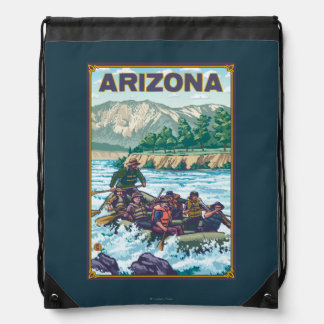 River RaftingArizona Drawstring Bag