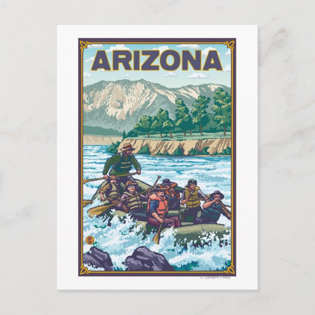 River RaftingArizona Postcard (Front)