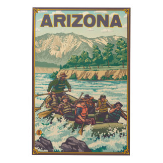 River RaftingArizona Wood Wall Decor