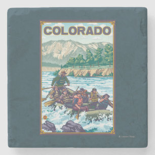 River RaftingColorado Stone Coaster