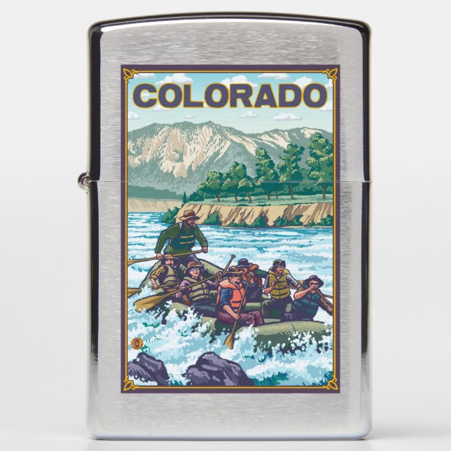 River RaftingColorado Zippo Lighter (Front)
