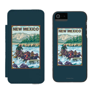 River RaftingNew Mexico iPhone SE/5/5s Wallet Case