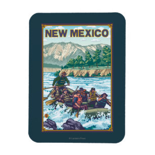River RaftingNew Mexico Magnet