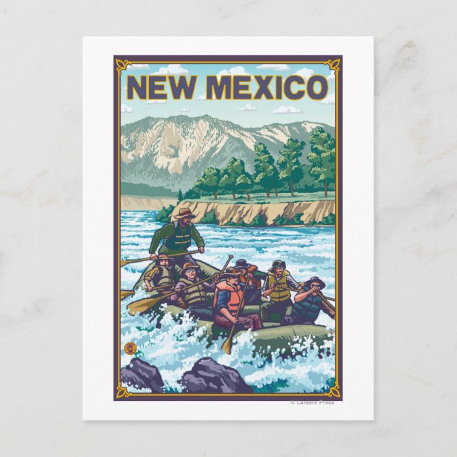 River RaftingNew Mexico Postcard (Front)